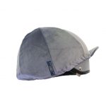 Grey Velvet Hat Silk