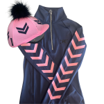 Pink & Navy Chevron Set